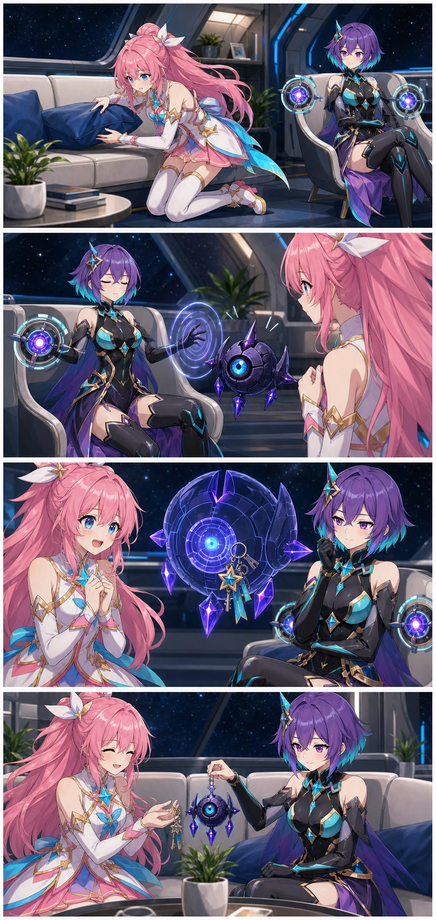 Vesper scans for Astra's missing keys