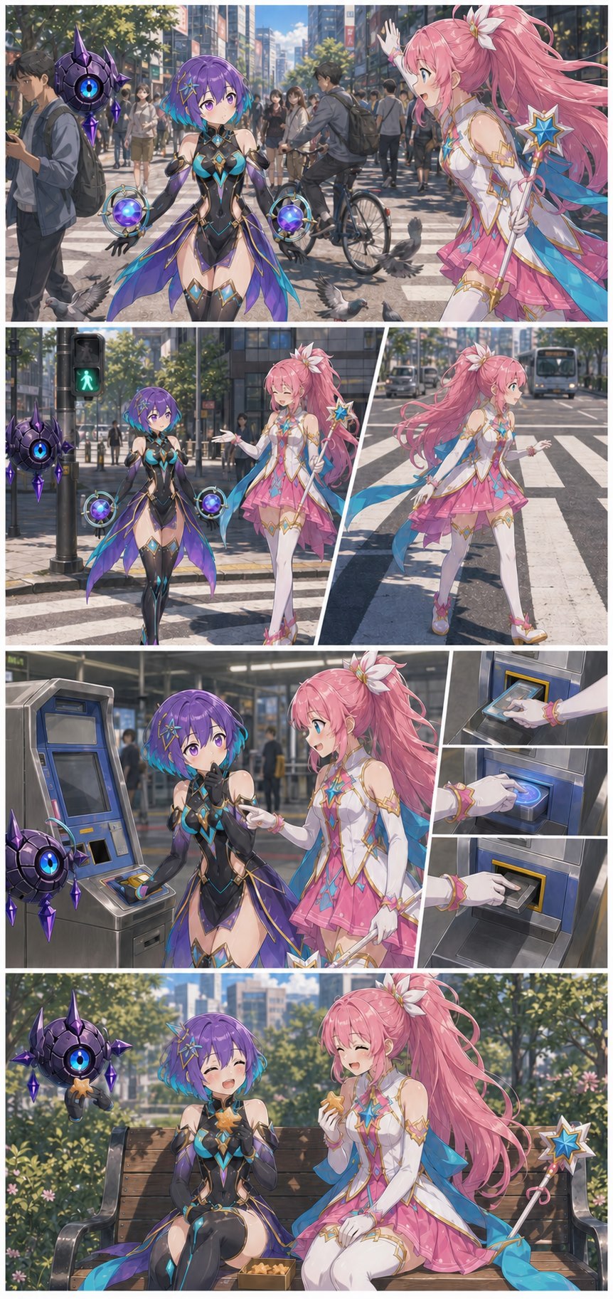 ASTRA helps VESPER find her way during her first day on Earth