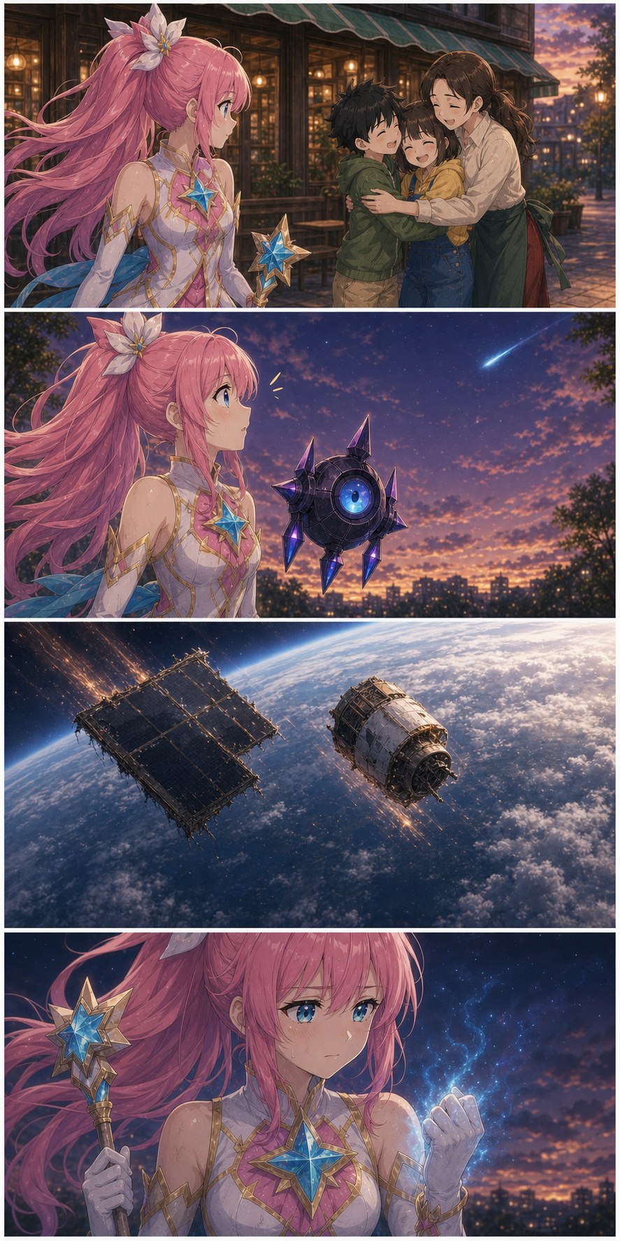 ASTRA discovers damaged satellite debris falling toward the neighborhood
