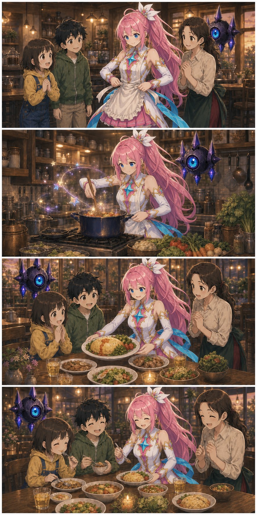 ASTRA cooks and shares a heartfelt meal with MINA's family
