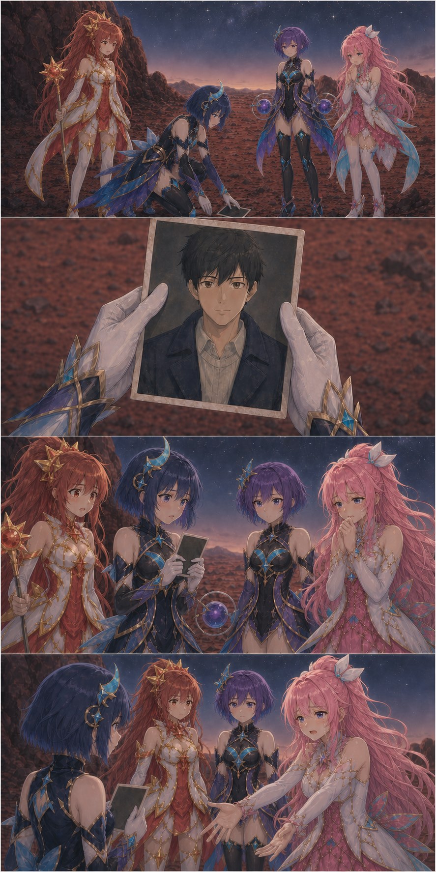LUNARA recognizes the man in ASTRA's photograph and ASTRA tells her to stop