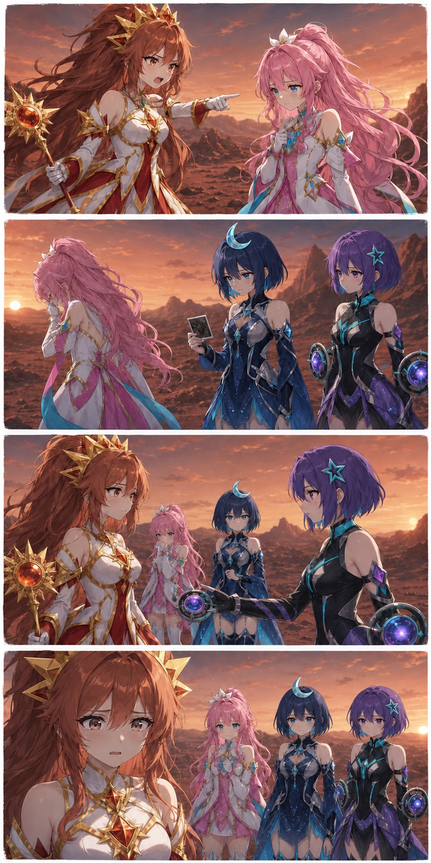 VESPER reveals that ASTRA's late husband died and SOLARA turns pale